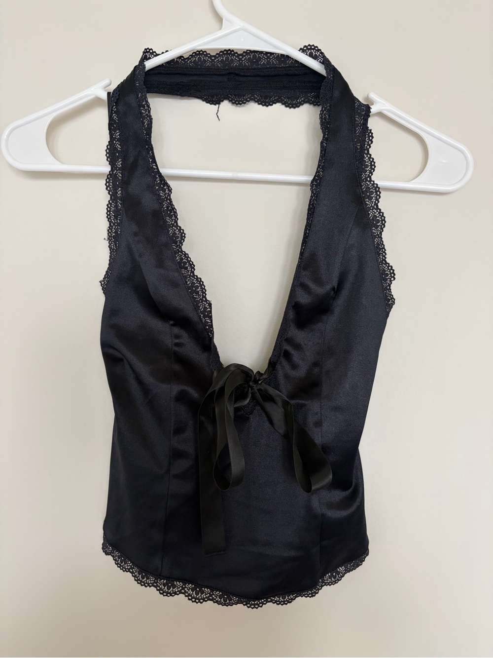 Kimchi Blue Black Lace-Trim Camisole